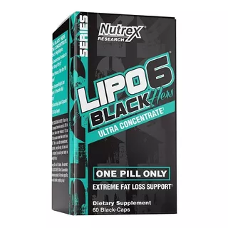 Lipo 6 Black Hers Quemador De Grasa Mujer Nutrex 60 Capsulas