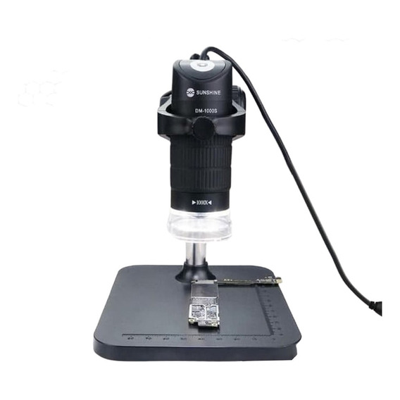 Microscopio Digital Sunshine Dm-1000s Sensor Zoom Celulares Color Negro
