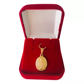Pingente Medalha Milagrosa Nossa Senhora Das Graças Cor Dourado
