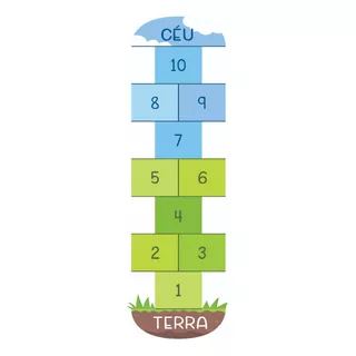 Adesivo Decorativo Infantil Amarelinha Floresta 1,60m