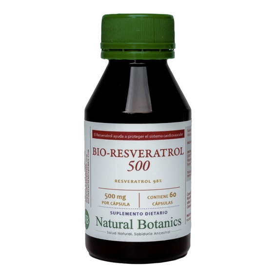 Bioresveratrol 500 60cap 500mg Resveratrol, Quercetin, Vit C