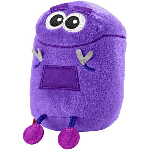 Storybots Fisher-price Shapes Con Bo Talking Mini Peluche Color Morado, rosa