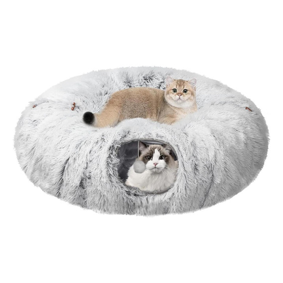 Cama Para Gato Mascotas Tipo Túnel Plegable