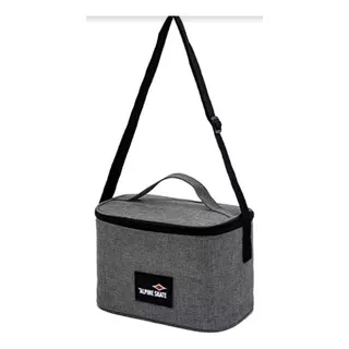 Lunchera Conservadora Termica Frio/calor Alpine Skate Color Gris Liso