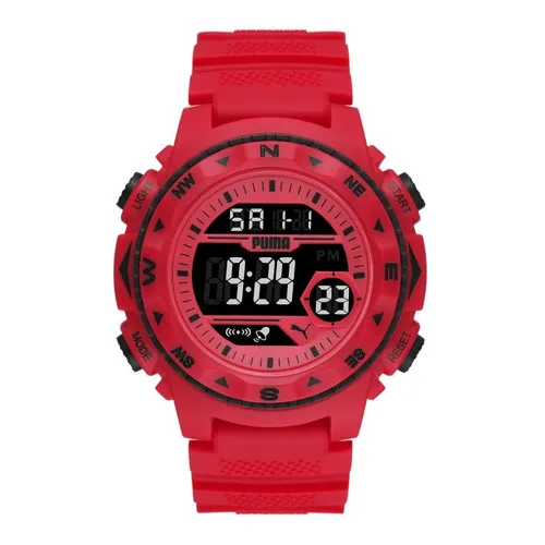 Reloj Hombre Puma 12 Digital Color De La Correa Rojo | MercadoLibre