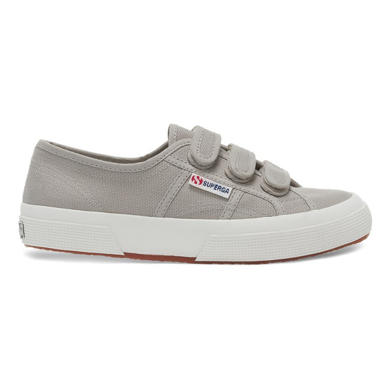 Tenis Cierre Velcro Gris 2750-cot3strapu Superga Superga