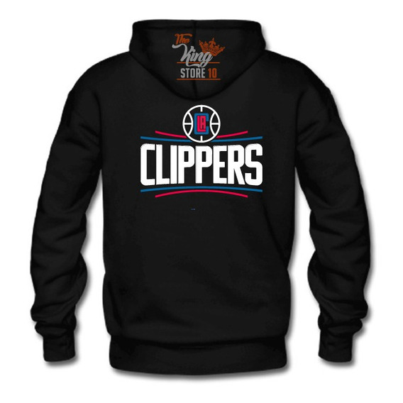 Poleron Cierre, Los Angeles Clippers, Nba, Basquetball, Deporte / The King Store