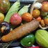 Pepino Rojo Ucraniano Craquelado Sobre Semillas
