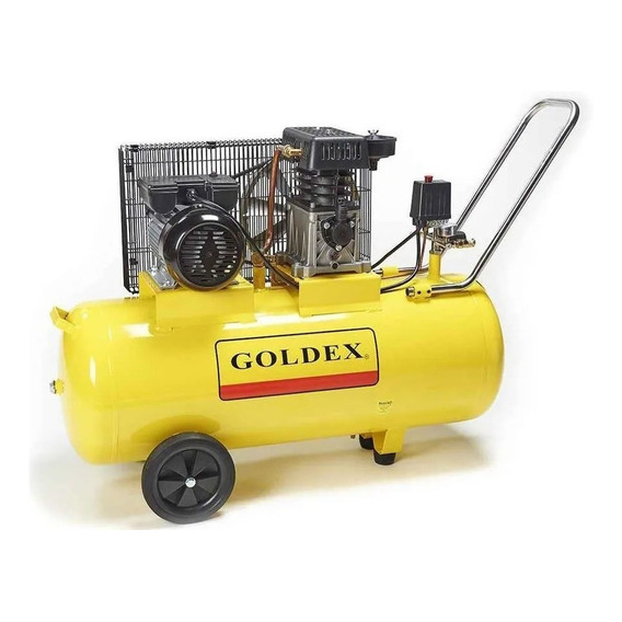 Compresor De Aire Goldex 100 Litros 3 Hp 370 Litros/min Tyt