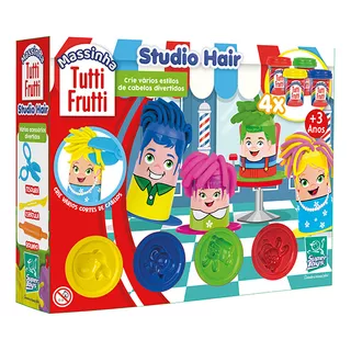 Massinha Modelar Tutti Frutti Cabelo Studio Hair Cor Cores Variadas