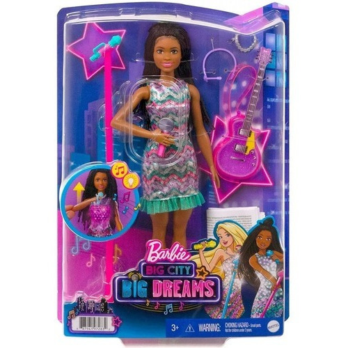 Barbie Cantante De Brooklyn Big City Big Dream Luz Y Sonido