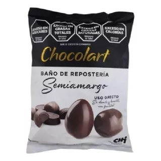 Chocolate Baño De Reposteria X 4 Kgs Semiamargo -chocolart