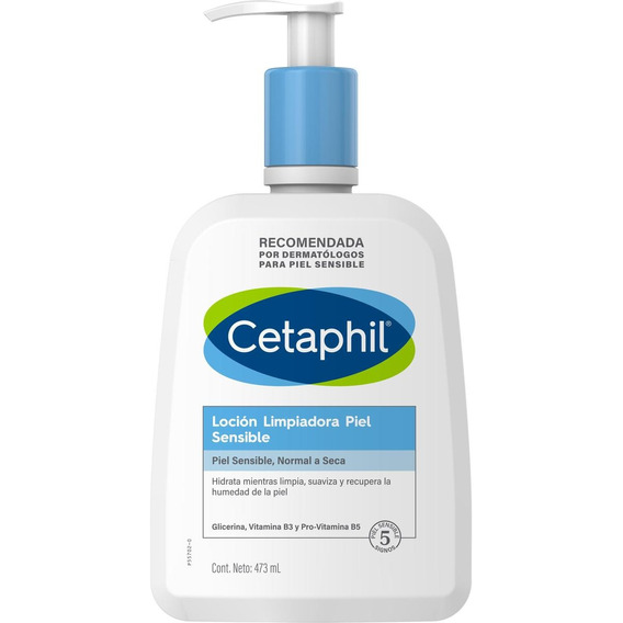 Cetaphil loción limpiadora facial y corporal 473ml