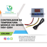 Controlador De Temperatura Modelo Xh-w3001 - 110v-220v