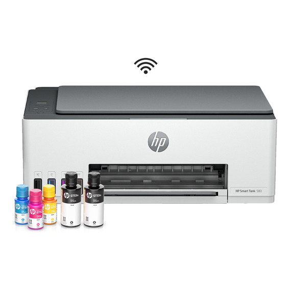 Impresora Multifuncional Hp Smart Tank 580 Color Blanco