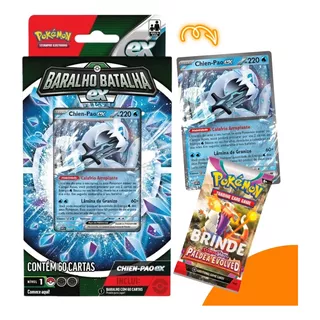 Deck Baralho Batalha Chien-pao Ex Pokemon Original Copag Tcg