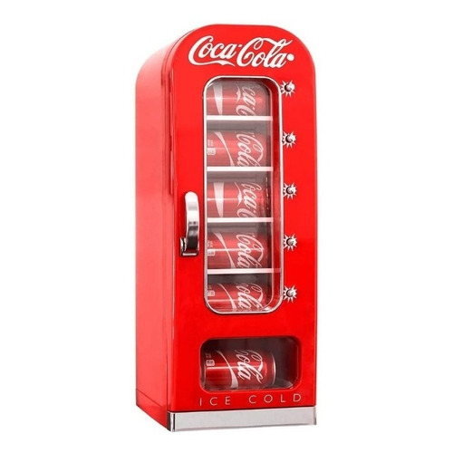Dispensador Nevera Coca-cola 10 Latas Color Rojo 110V