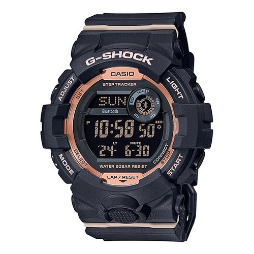 Reloj G-shock Deportivo Gmd-b800-1dr Mujer 100% Original Color de la correa Negro Color del fondo Negro