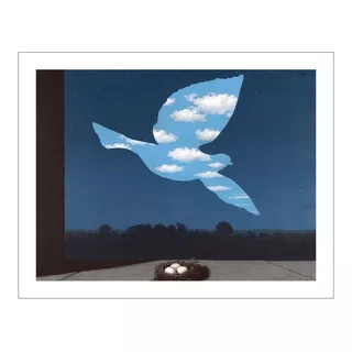 Lamina Fine Art El Regreso René Magritte 48x60 Myc