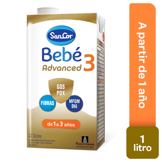 Sancor Bebe Advanced Formula Etapa 3 Brick X 1 Lt