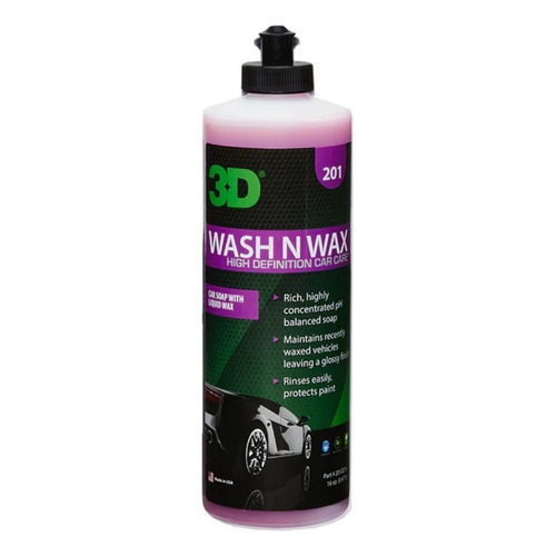 3d Wash N Wax Shampoo Ph Neutro 500cc