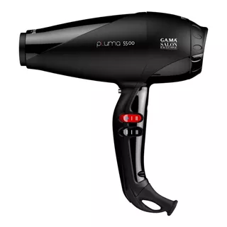 Secador De Pelo Ga.ma Italy Salon Exclusive Pluma 5500 Oxy Active Negro 220v - 240v