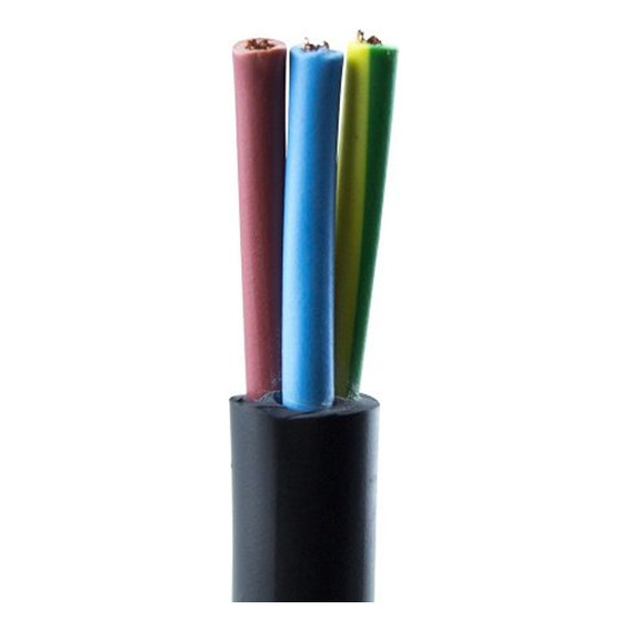 Cable Tipo Taller 3x6 Mm Normalizado Iram 3 X 6 X 10 Mts