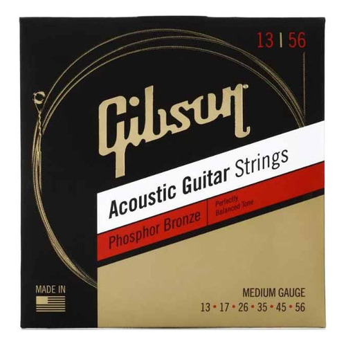 Encordado Guitarra Acústica Gibson Pb13 013-056