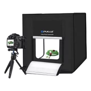 Kit Estudio Fotográfico Puluz Portátil 40 Cms Con 6 Fondos