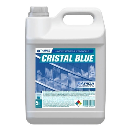 Limpiavidrios Cristal Blue Window bidón 5L c/u	