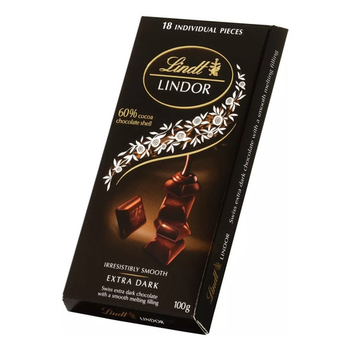 Chocolate Lindt Lindor Singles 60% 100g