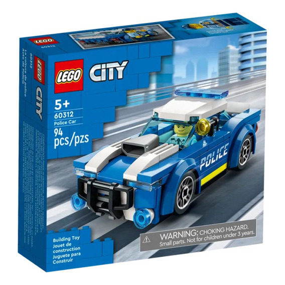 Lego City Auto De Policía 94 Piezas 60312