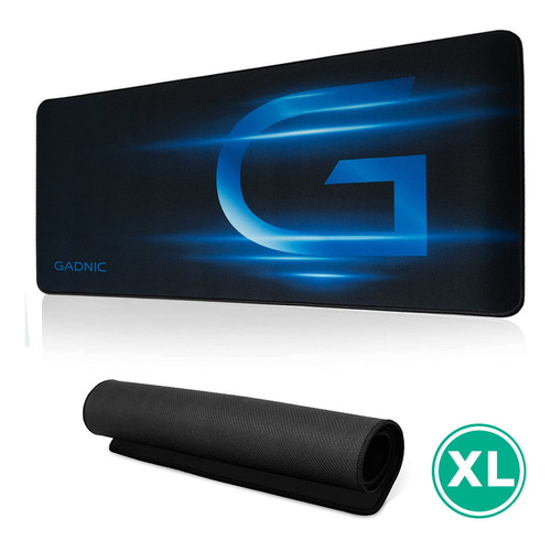 Mouse Pad Gamer Gadnic Extra Large Xl 90 X 42 Antideslizante Color Negro
