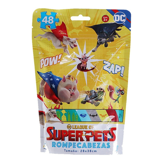 Novelty Rompecabezas Dc League Of Super Pets 48 P Bolsa Foil