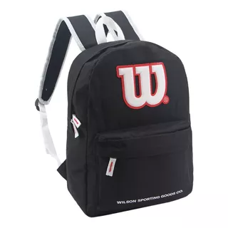 Mochila Urbana Wilson Porta Notebook Unisex Gym Reforzada Diseño De La Tela Liso