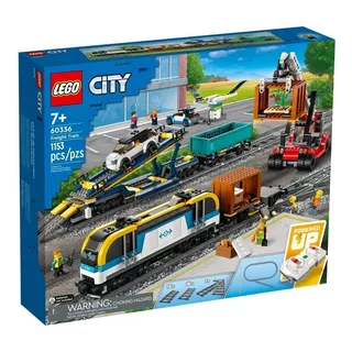 City Trem De Carga Com Controle Remoto 1153 Peças 60336 Lego