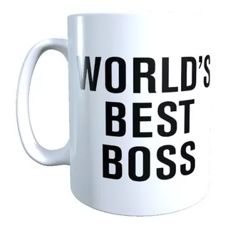 Taza The Office World`s Best Boss, Tazón 320 Cc Alta Calidad
