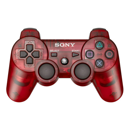 Control joystick Sony PlayStation Dualshock 2 crimson red