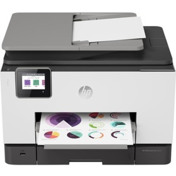 Impresora a color multifunción HP OfficeJet Pro 9020 con wifi blanca y negra 100V/240V