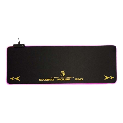 Mouse Pad gamer Aoas S4000 de goma xl 30cm x 80cm x 0.4cm negro