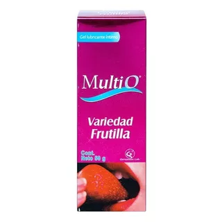 Multi O Lubricante En Gel Sabor Frutilla X  50 Gr