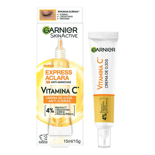 Garnier Exp.aclara Crema De Ojos Reducción Ojeras Vitamina C