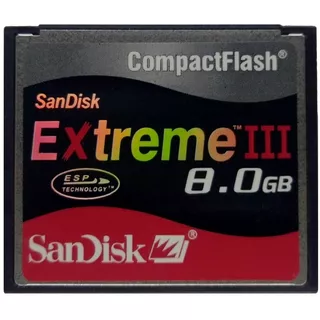 Cartão Cf Compact Flash Sandisk 8gb Sdcfb-8192-a10