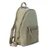 Mochila Tipo Impermeable Y Simil Cuero Bolsillos Lincolns Salvia