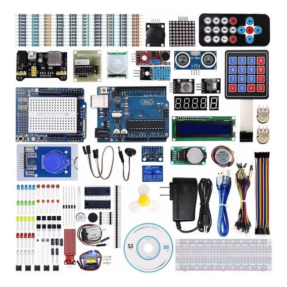 Kit Componentes Electronicos Para Arduino Uno Raspberry Pi