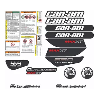 Can-am Outlander 650 Max Xt Con Preventivos De Seguridad