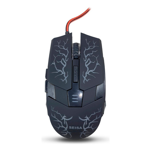 Mouse Optico Con Cable Gaming Marca: Seisa Model:c004 Color Negro