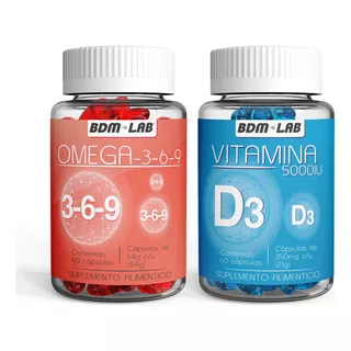 Pack Omega 3,6,9/vitamina D3 - Bdm Lab