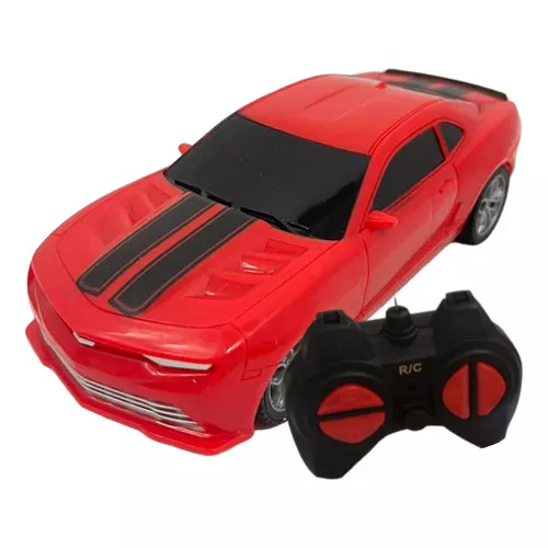 Brinquedo Carrinho Controle Remoto Camaro Possante Vermelho