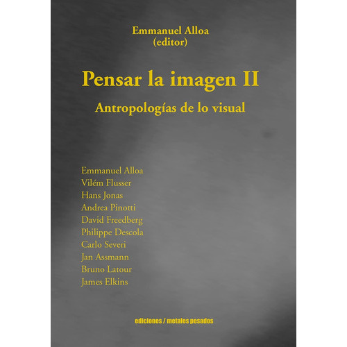 Pensar La Imagen Ii, De Emmanuel Alloa (editor). Editorial Metales Pesados, Tapa Blanda, Edición 1 En Español